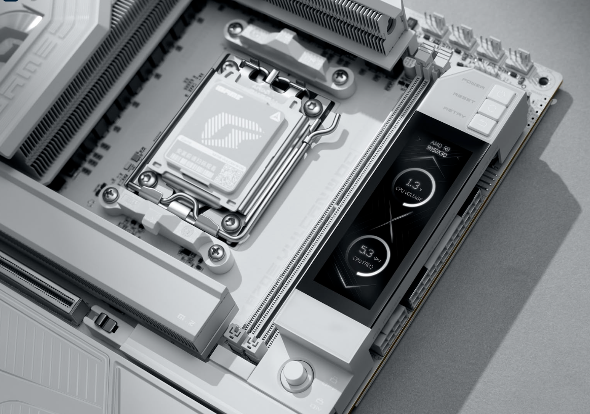Colorful iGame X870E VULCAN W OC tanıtıldı: Beyaz PCB, güçlü VRM ve iddialı DDR5 desteği