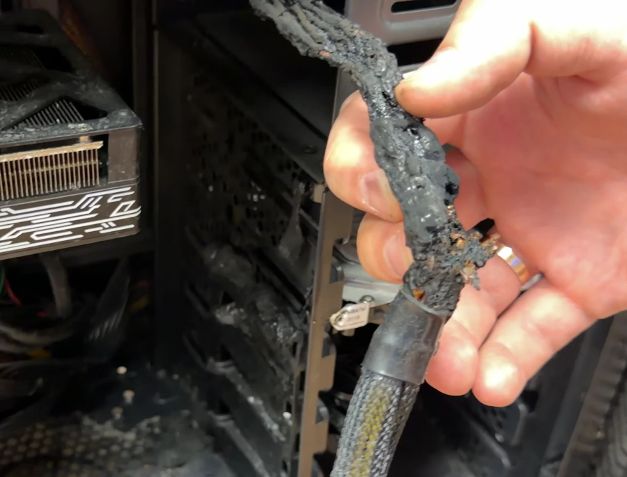 RTX 5070 sisteminde yanlış güç kablosu kullanımı erimeye yol açtı