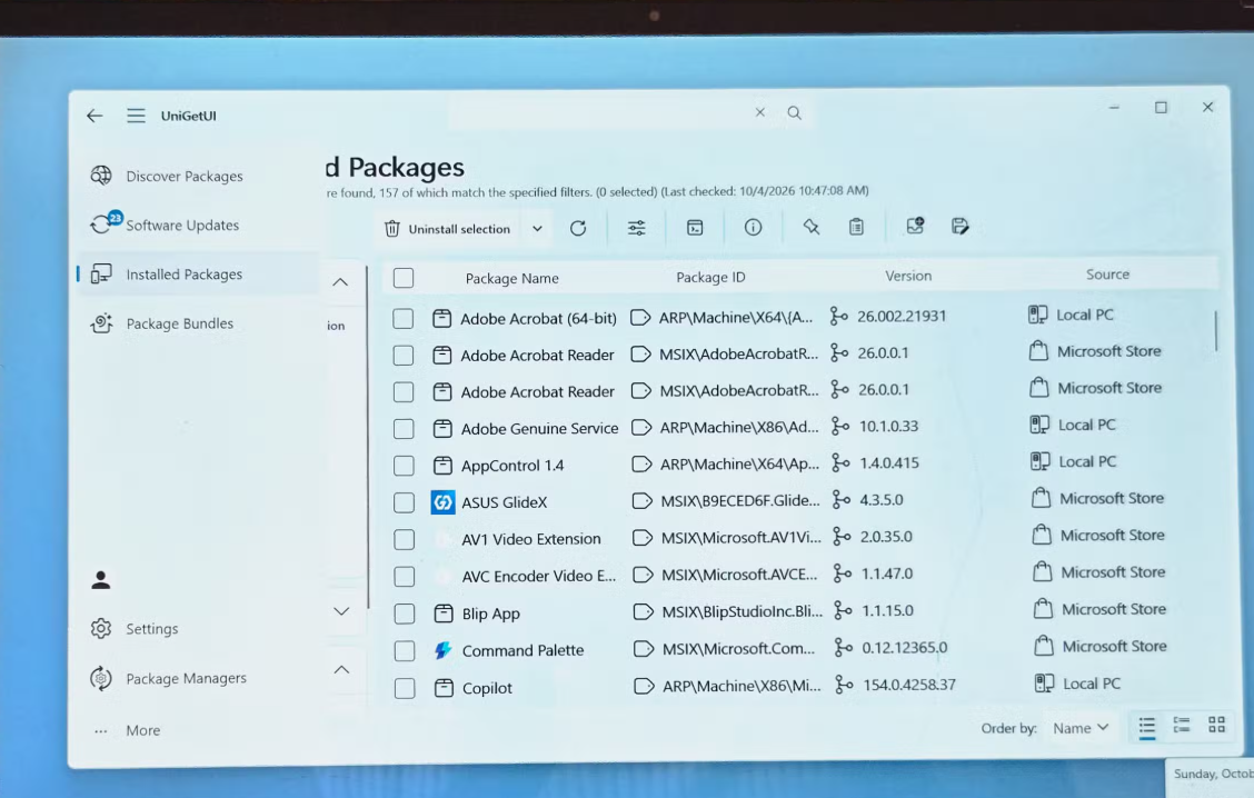 UniGetUI tek seferde Windows uygulamalarını kuruyor
