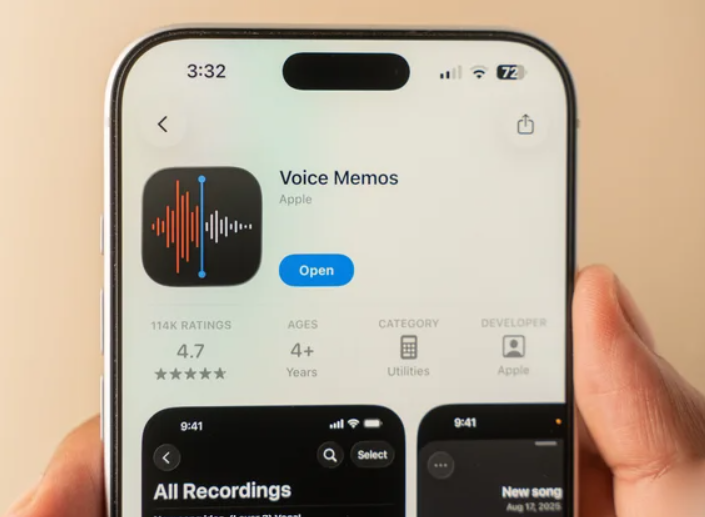 iPhone’da ses kaydı Sesli Notlar ile yapılıyor, yazıya dökme ve kırpma uygulamada duruyor