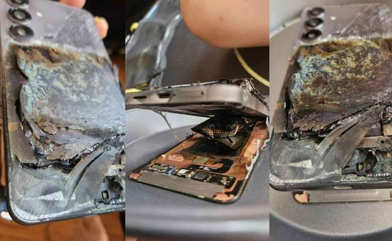 Galaxy S25+ şarj sırasında alev aldı: Samsung batarya hasarını düşmeye bağladı