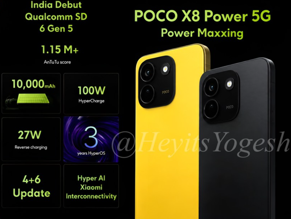 Poco X8 ve X8 Power özellikleri sızdırıldı