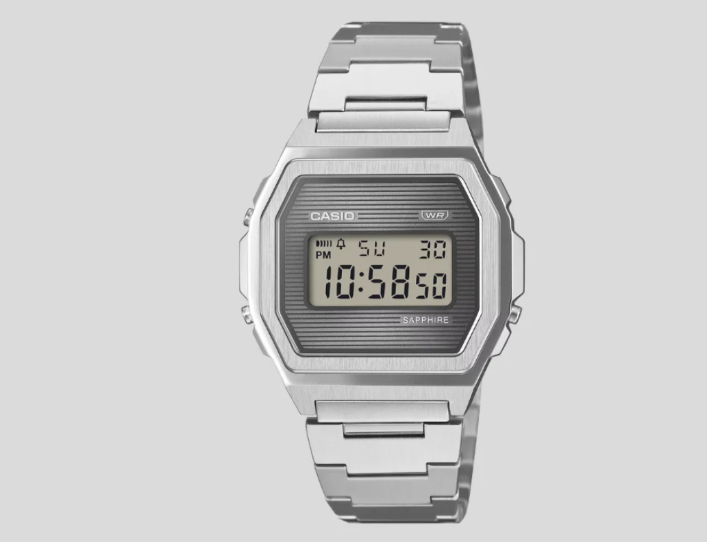 Casio, safir camlı premium Vintage A1000SP-7 dijital saatini satışa sundu