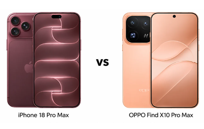 iPhone 18 Pro Max ile Find X10 Pro Max arasında yaklaşık 340 dolar var
