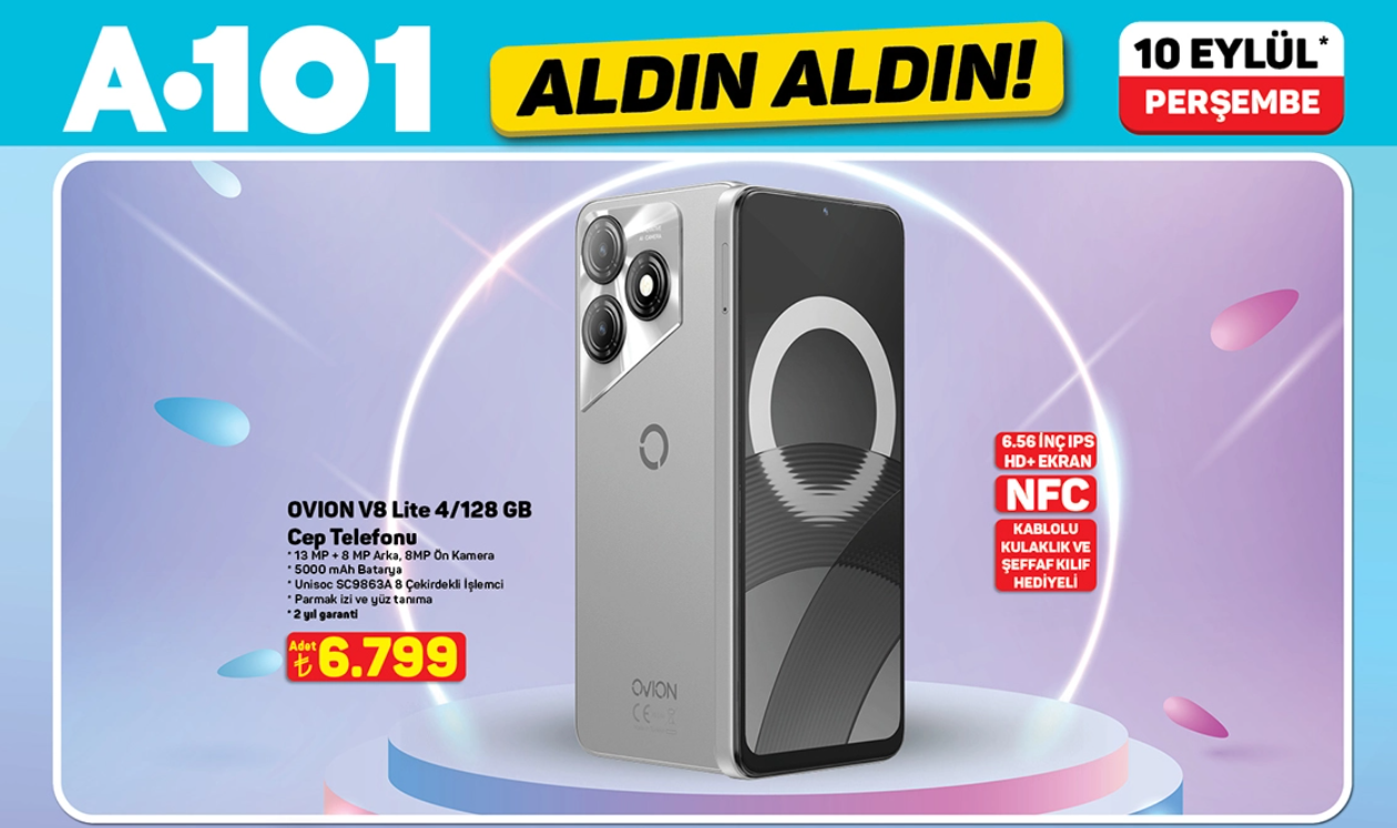 A101 10 Eylül 2026 kataloğu: 70 inç Samsung TV 45.999 TL’ye geliyor