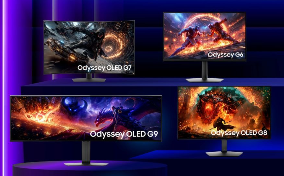 Samsung 2027 Odyssey OLED G9, G8, G7 ve G6 modellerini duyurdu