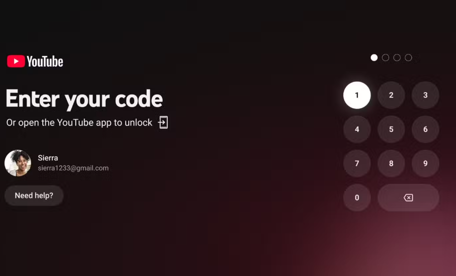 YouTube TV’de hesap kilidi geldi: dört haneli kod önerileri kilitliyor