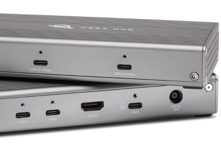OWC’nin 130 dolarlık USB4 hub’ı Mac’e dört kapı ve HDMI 2.1 ekliyor