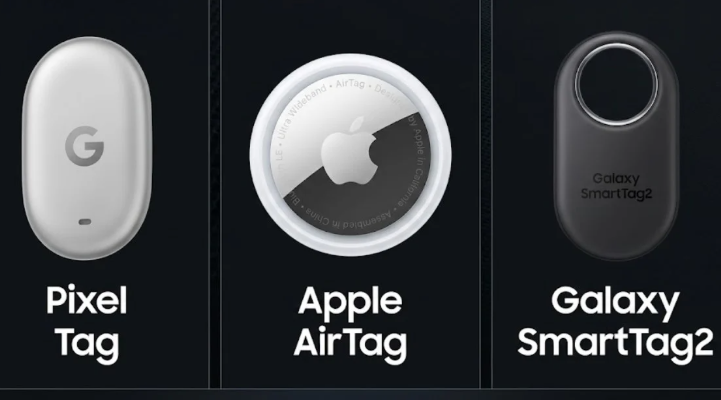 Pixel Tag, AirTag ve Galaxy SmartTag2 karşılaştırması