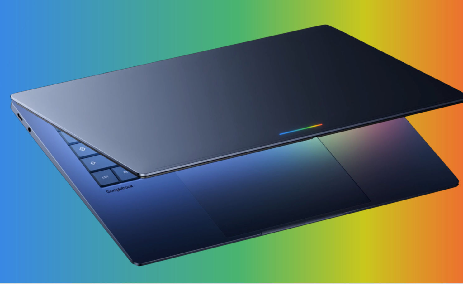 Asus Googlebook görselleri kapağında G tuşu ve RGB ışık çubuğu gösteriyor, ön sipariş 21 Eylül’de