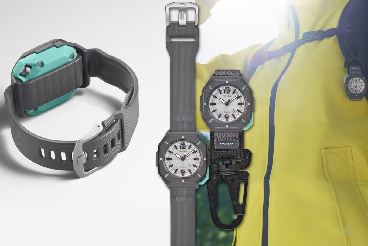 Casio Pro Trek PRJ01AE-8 ABD’de satışa çıktı: Güneş enerjili ve karabinalı