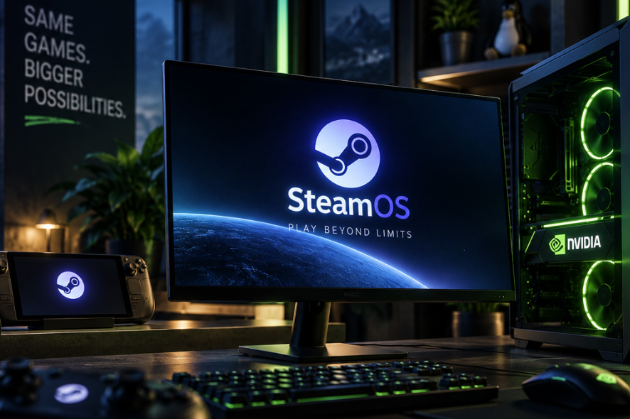 SteamOS, Nvidia ekran kartını ana geliştirici deposunda açmaya başladı